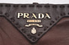 Authentic PRADA Vintage Leather Nappa Glove Size 7 Brown Box 1402I