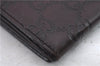 Authentic GUCCI Guccissima Leather Long Wallet Purse Brown 1404D