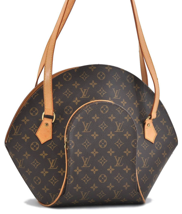 Authentic LOUIS VUITTON Monogram Ellipse Shopping Shoulder Bag M51128 LV 1405B