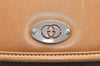 Authentic GUCCI Vintage Micro GG PVC Leather Shoulder Bag Brown 1405I