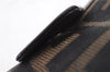 Authentic FENDI Zucca Bifold Wallet Purse Canvas Leather Brown 1406D