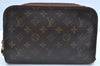 Auth Louis Vuitton Monogram Orsay Clutch Hand Bag Purse M51790 LV Junk 1407H