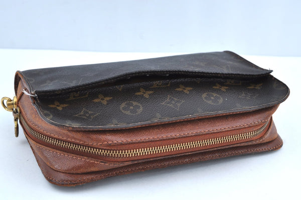 Auth Louis Vuitton Monogram Orsay Clutch Hand Bag Purse M51790 LV Junk 1407H