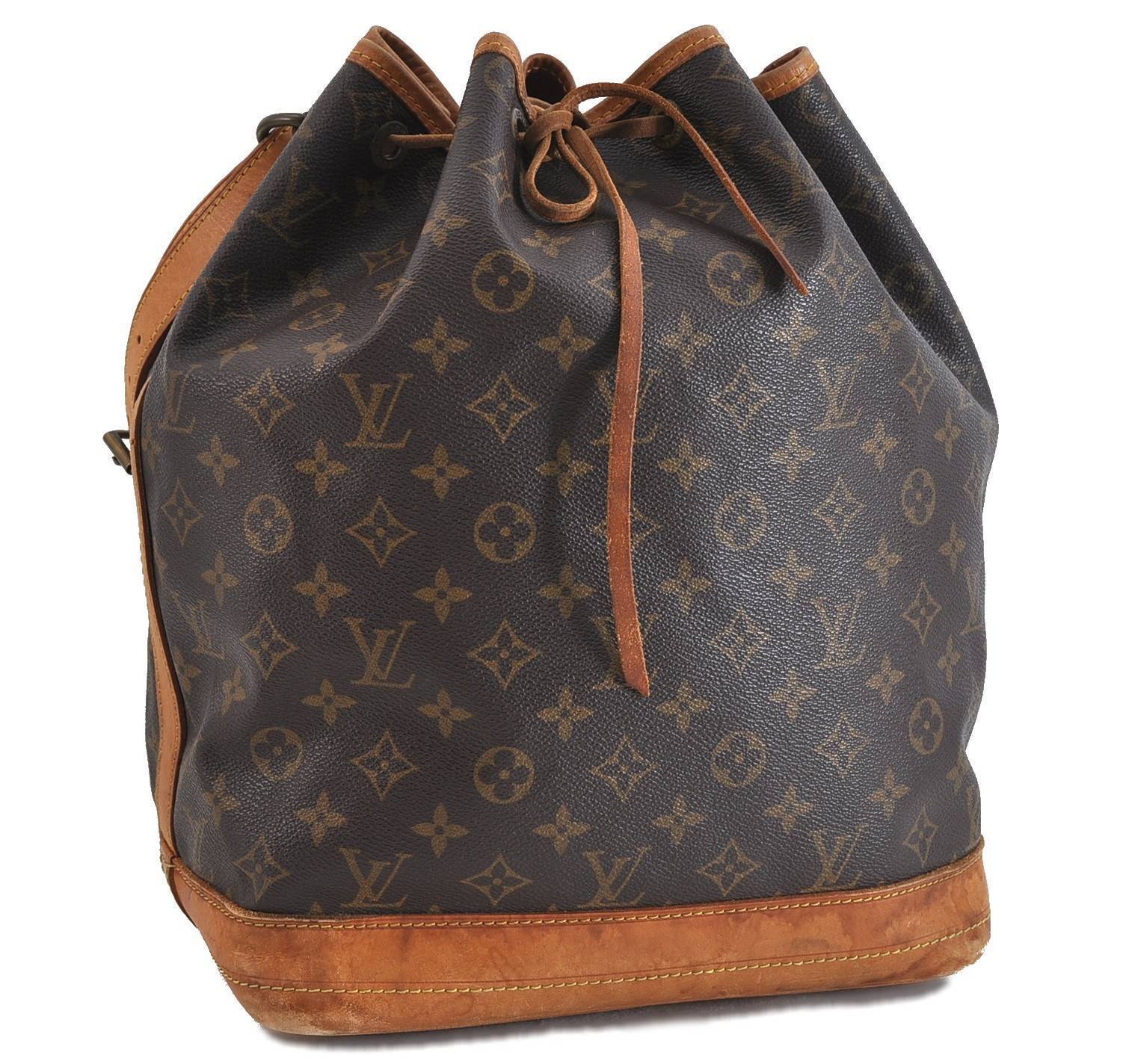 Authentic LOUIS VUITTON Monogram Noe Shoulder Bag M42224 LV 1409C