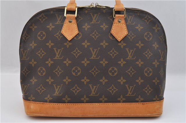 Authentic Louis Vuitton Monogram Alma Hand Bag Purse M51130 LV 1409F