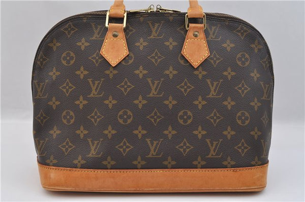 Authentic Louis Vuitton Monogram Alma Hand Bag Purse M51130 LV 1409F