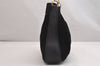 Authentic GUCCI Bamboo 2Way Shoulder Tote Bag Suede Leather Black Junk 1409I