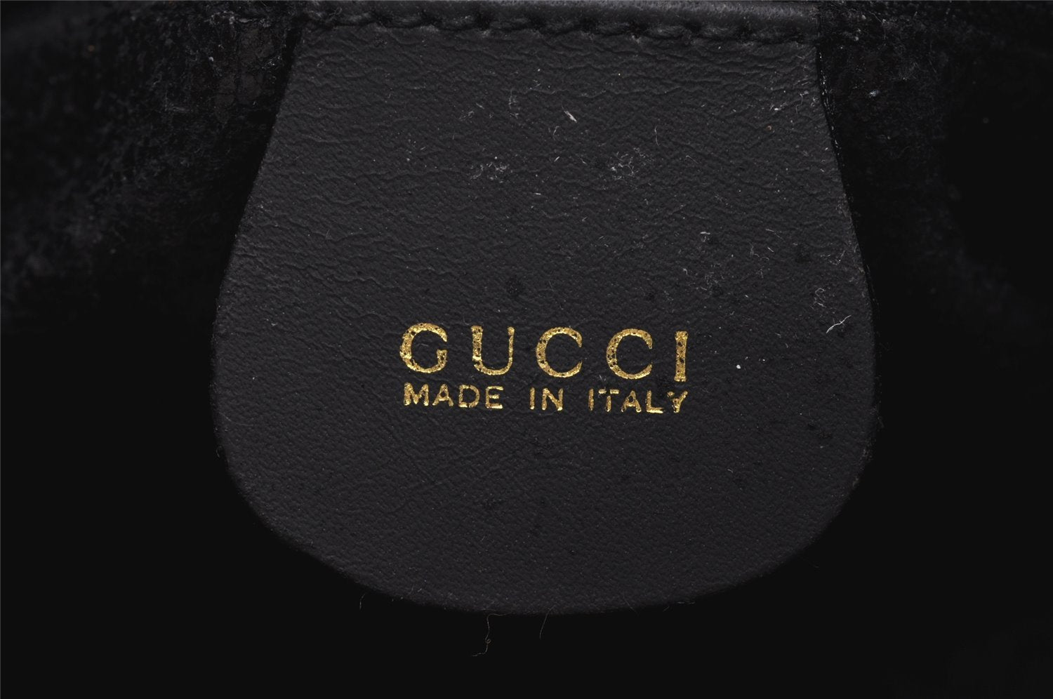 Authentic GUCCI Bamboo 2Way Shoulder Tote Bag Suede Leather Black Junk 1409I