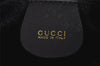 Authentic GUCCI Bamboo 2Way Shoulder Tote Bag Suede Leather Black Junk 1409I