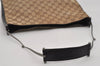 Authentic GUCCI Vintage Shoulder Hand Bag GG Canvas Leather 0013181 Brown 1410I