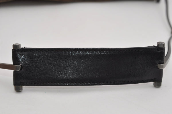 Authentic GUCCI Vintage Shoulder Hand Bag GG Canvas Leather 0013181 Brown 1410I