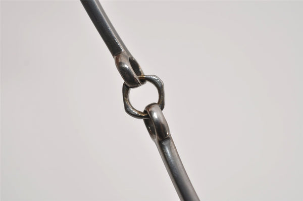 Authentic GUCCI Vintage Shoulder Hand Bag GG Canvas Leather 0013181 Brown 1410I