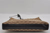 Authentic GUCCI Vintage Shoulder Hand Bag GG Canvas Leather 0013181 Brown 1410I