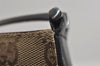 Authentic GUCCI Vintage Shoulder Hand Bag GG Canvas Leather 0013181 Brown 1410I
