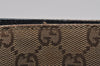 Authentic GUCCI Vintage Shoulder Hand Bag GG Canvas Leather 0013181 Brown 1410I