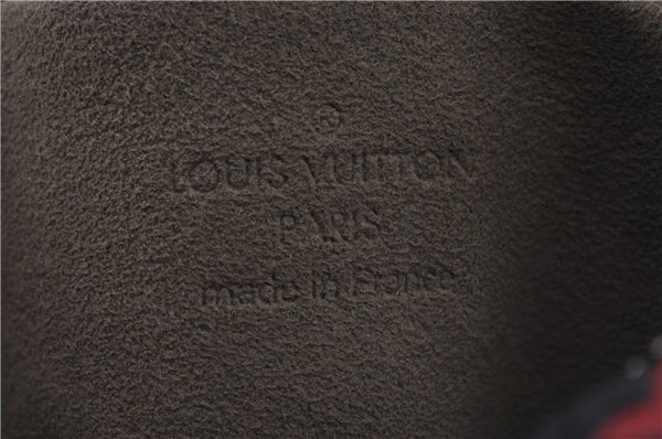 Auth Louis Vuitton Monogram Multicolor Trousse Wapiti Pouch M58034 Black 1411F