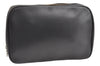 Auth Louis Vuitton Taiga Trousse Toilette GM Clutch Bag Black M30212 LV 1411G