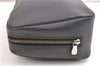 Auth Louis Vuitton Taiga Trousse Toilette GM Clutch Bag Black M30212 LV 1411G