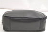Auth Louis Vuitton Taiga Trousse Toilette GM Clutch Bag Black M30212 LV 1411G