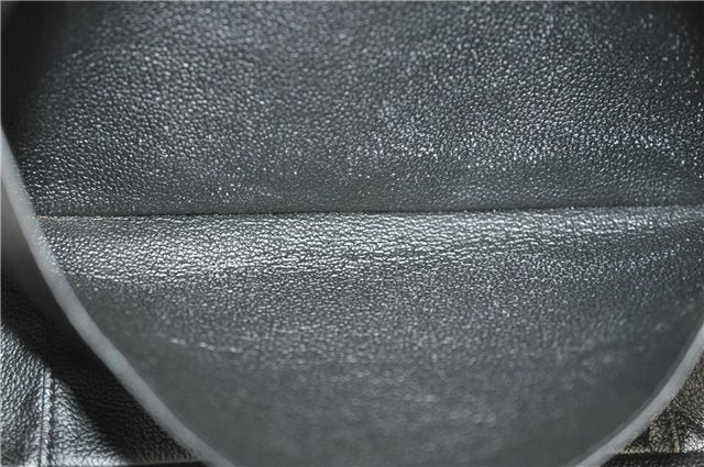 Auth Louis Vuitton Taiga Trousse Toilette GM Clutch Bag Black M30212 LV 1411G