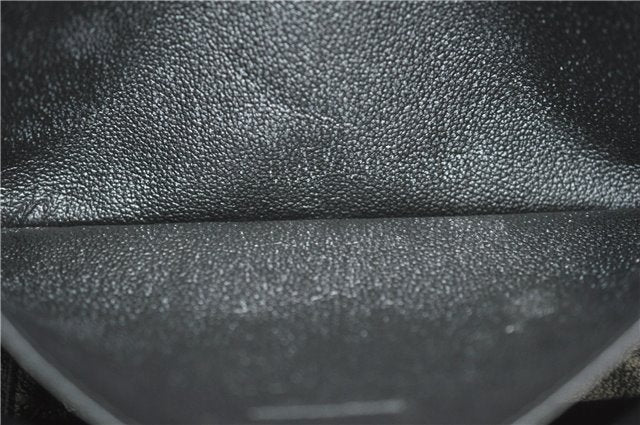 Auth Louis Vuitton Taiga Trousse Toilette GM Clutch Bag Black M30212 LV 1411G