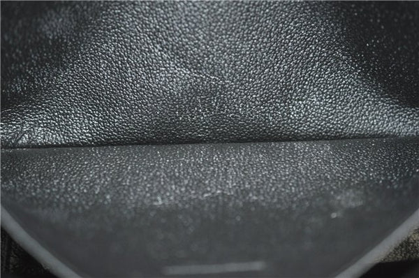 Auth Louis Vuitton Taiga Trousse Toilette GM Clutch Bag Black M30212 LV 1411G