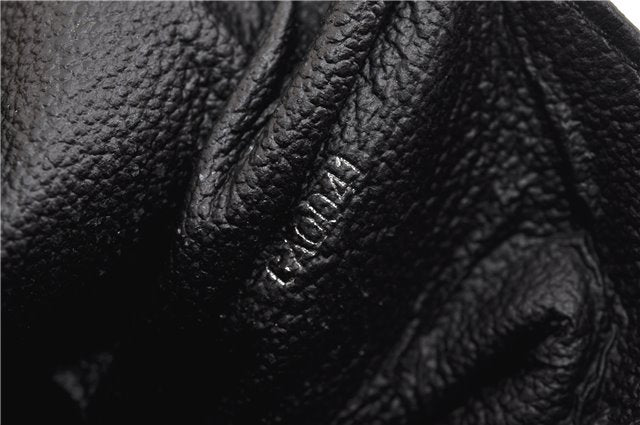 Auth Louis Vuitton Taiga Trousse Toilette GM Clutch Bag Black M30212 LV 1411G