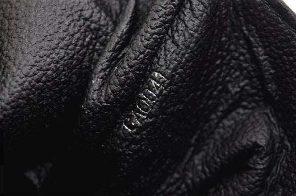 Auth Louis Vuitton Taiga Trousse Toilette GM Clutch Bag Black M30212 LV 1411G