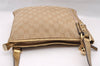 Authentic GUCCI Sherry Line Shoulder Crossbody Bag GG Canvas Leather Beige 1411I