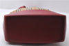 Authentic BURBERRY Nova Check Canvas Leather Shoulder Tote Bag Beige Red 1412D