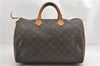 Authentic Louis Vuitton Monogram Speedy 35 Hand Boston Bag M41524 LV 1412G