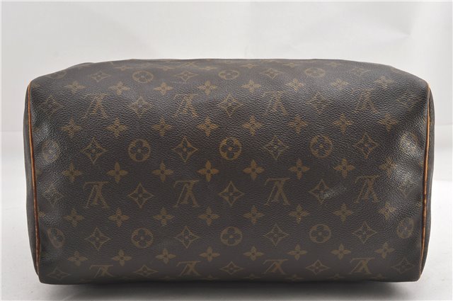 Authentic Louis Vuitton Monogram Speedy 35 Hand Boston Bag M41524 LV 1412G