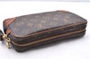 Authentic Louis Vuitton Monogram Marly Dragonne PM M51827 Clutch Hand Bag 1413E