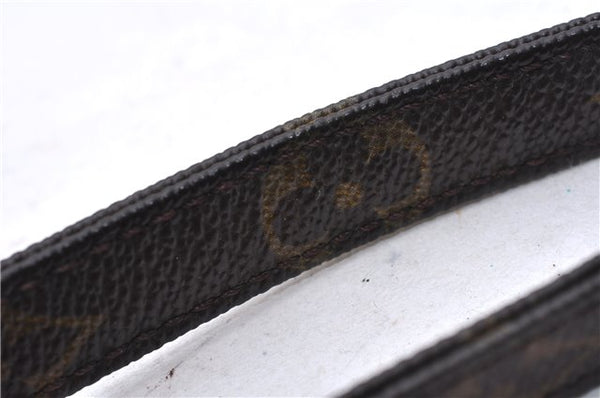 Authentic Louis Vuitton Monogram Marly Dragonne PM M51827 Clutch Hand Bag 1413E