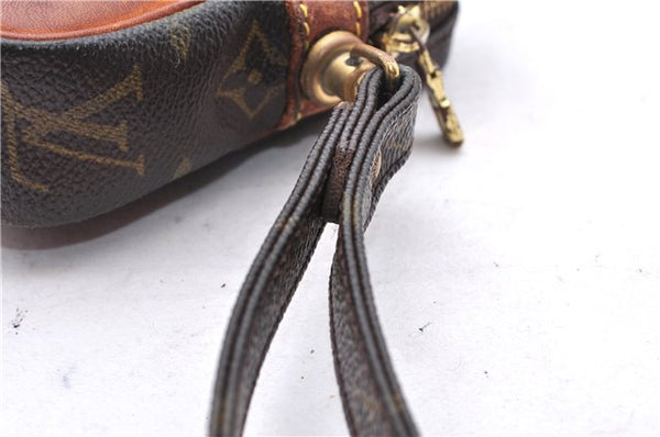 Authentic Louis Vuitton Monogram Marly Dragonne PM M51827 Clutch Hand Bag 1413E