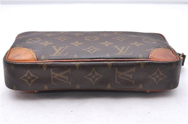 Authentic Louis Vuitton Monogram Marly Dragonne PM M51827 Clutch Hand Bag 1413E