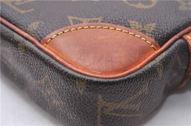 Authentic Louis Vuitton Monogram Marly Dragonne PM M51827 Clutch Hand Bag 1413E