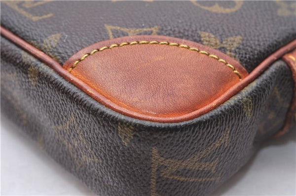 Authentic Louis Vuitton Monogram Marly Dragonne PM M51827 Clutch Hand Bag 1413E