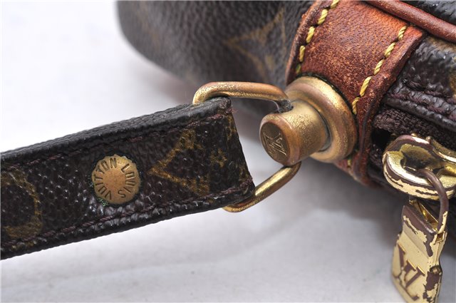 Authentic Louis Vuitton Monogram Marly Dragonne PM M51827 Clutch Hand Bag 1413E