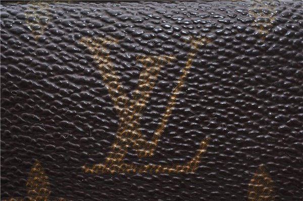 Authentic Louis Vuitton Monogram Marly Dragonne PM M51827 Clutch Hand Bag 1413E