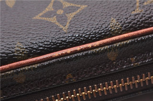 Authentic Louis Vuitton Monogram Marly Dragonne PM M51827 Clutch Hand Bag 1413E