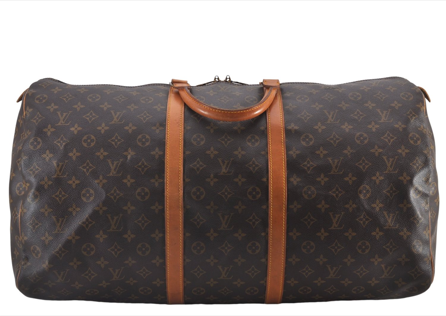 Authentic Louis Vuitton Monogram Keepall 60 Travel Boston Bag M41422 LV 1413F