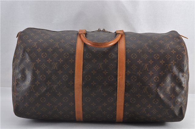 Authentic Louis Vuitton Monogram Keepall 60 Travel Boston Bag M41422 LV 1413F