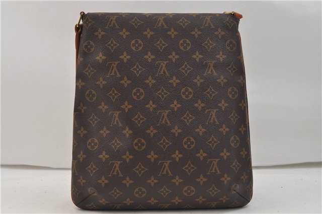 Authentic Louis Vuitton Monogram Musette Shoulder Cross Body Bag M51256 LV 1414E