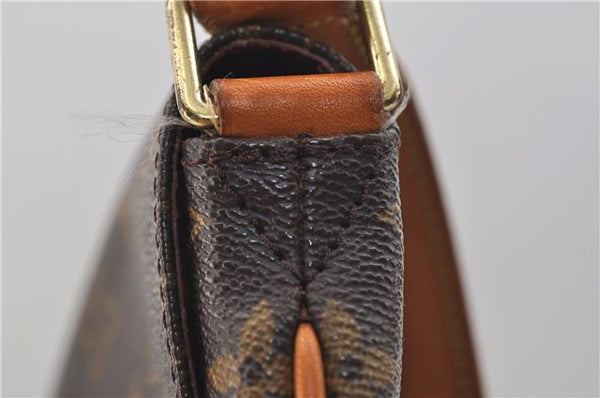 Authentic Louis Vuitton Monogram Musette Shoulder Cross Body Bag M51256 LV 1414E