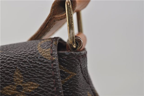 Authentic Louis Vuitton Monogram Musette Shoulder Cross Body Bag M51256 LV 1414E