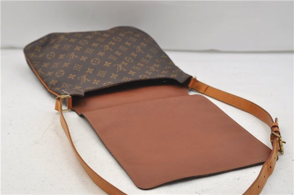 Authentic Louis Vuitton Monogram Musette Shoulder Cross Body Bag M51256 LV 1414E