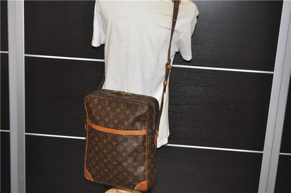 Authentic Louis Vuitton Monogram Danube 28 Shoulder Cross Body Bag LV 1415E