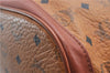 Authentic MCM Visetos Leather Vintage Shoulder Cross Body Bag Purse Brown 1417E
