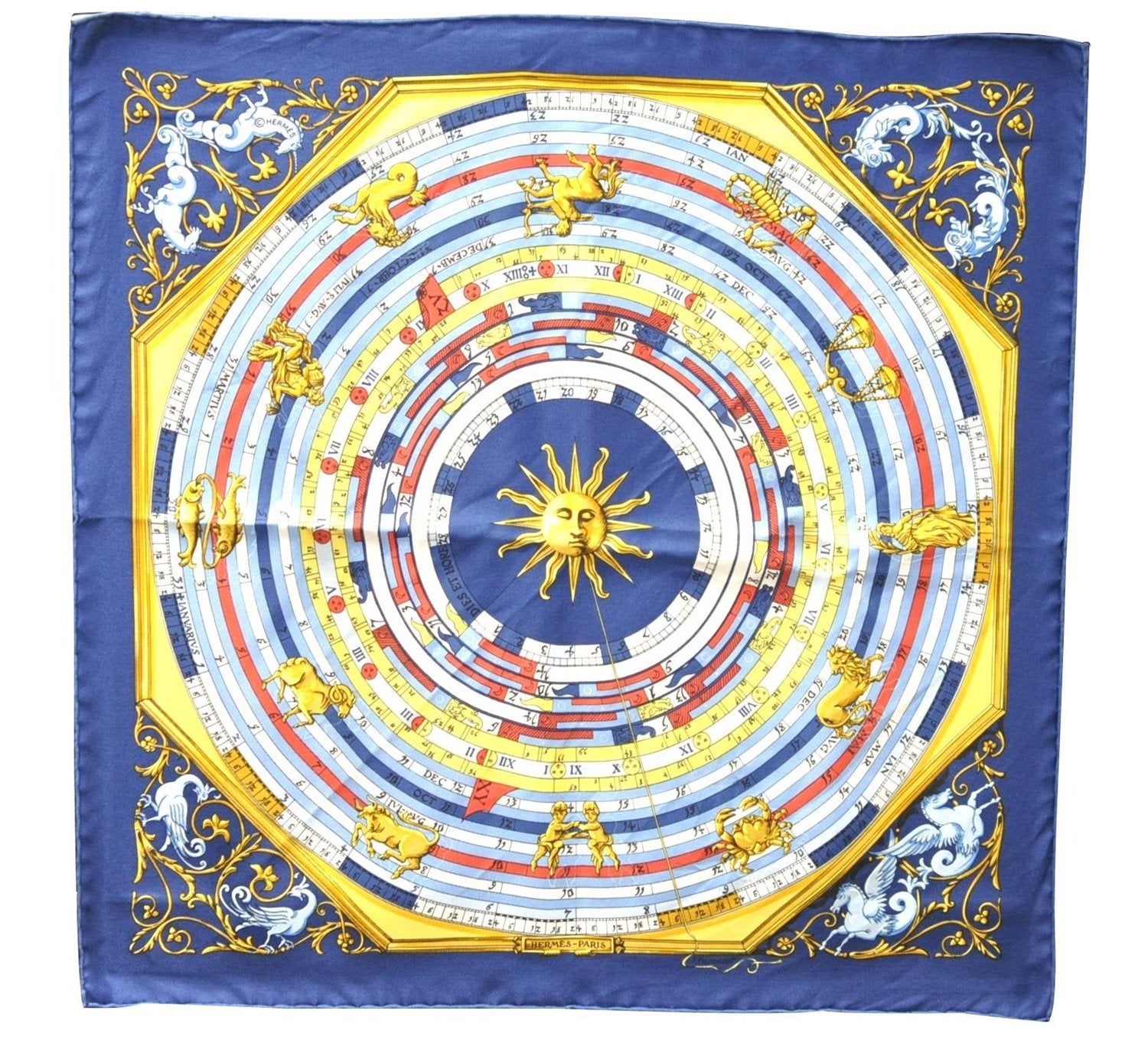 Auth HERMES Petit Carre 40 Scarf Handkerchief 